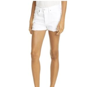 Frame Le Beau Denim White Short Size 28
